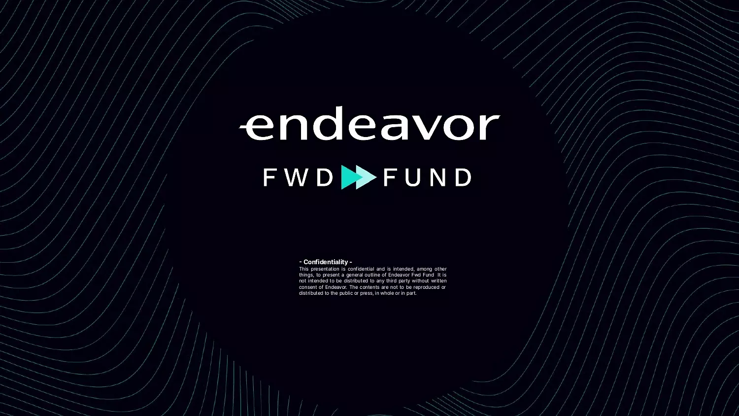 Endeavor FWD Fund - Llamada 1 (imagen 1 de 18) | briq.mx